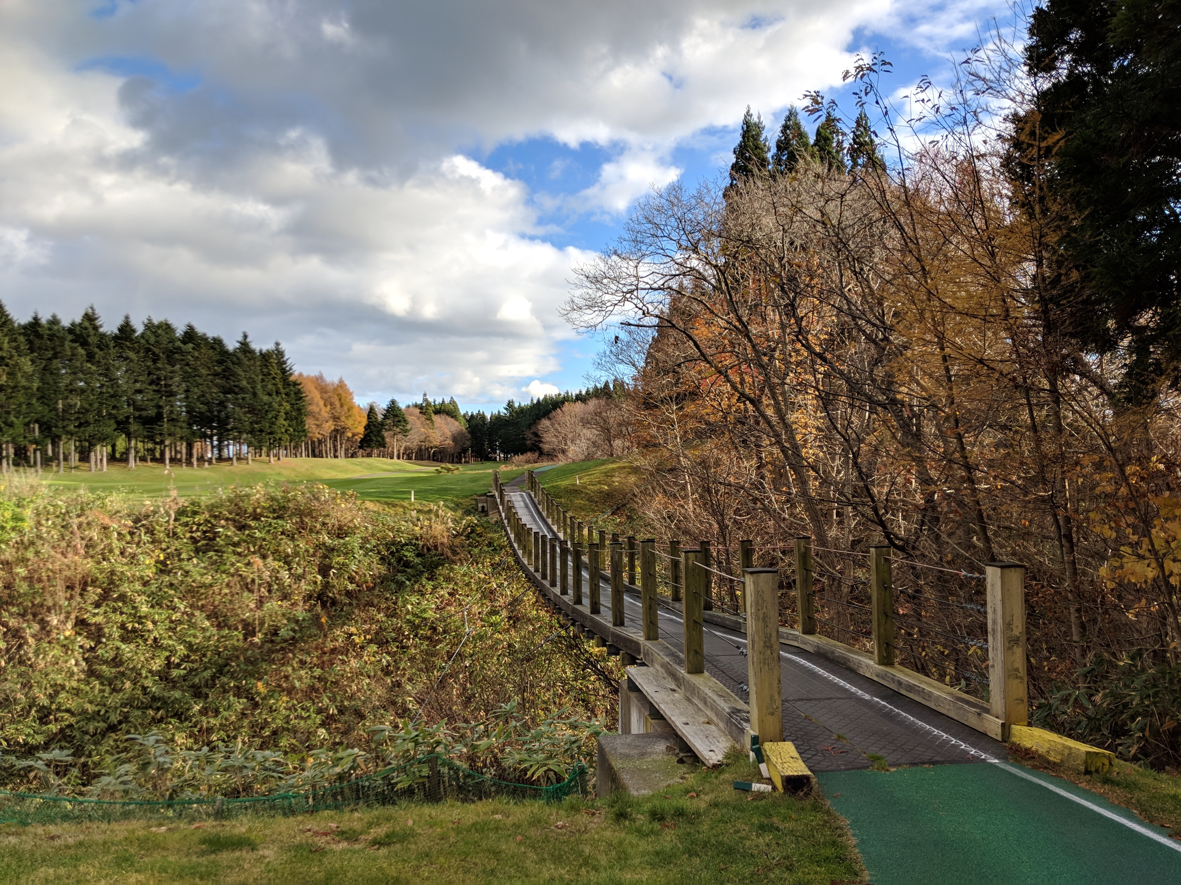 One of the narrow bridges